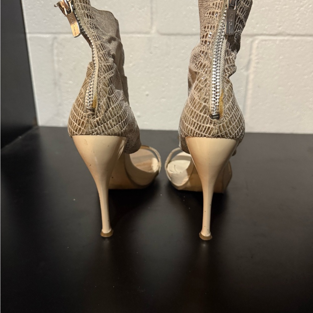 Bcbgeneration Tan Peep-Toe Heels - image 2